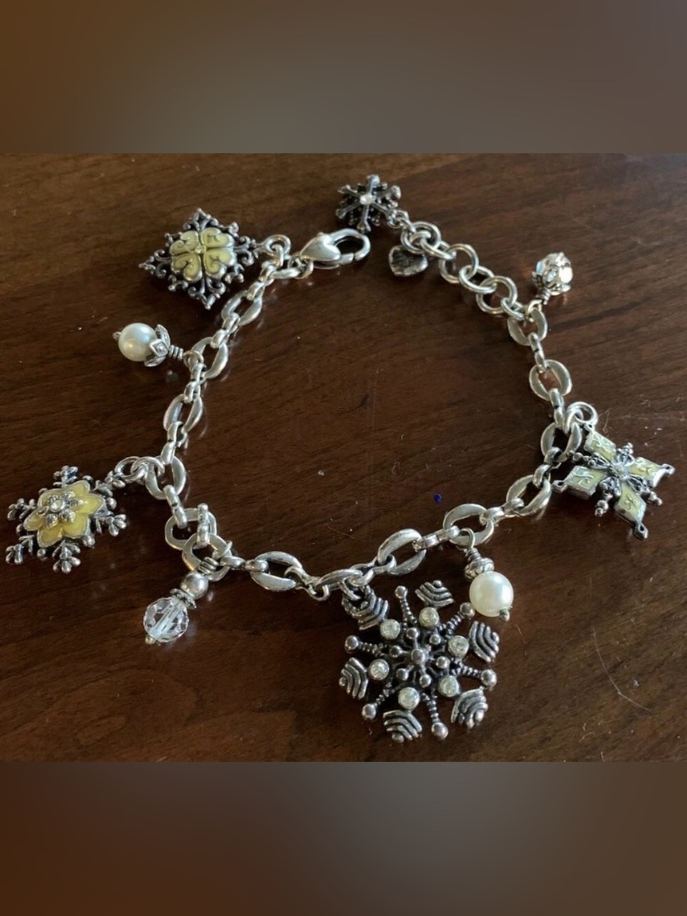 Brighton Snowflake Charm Bracelet